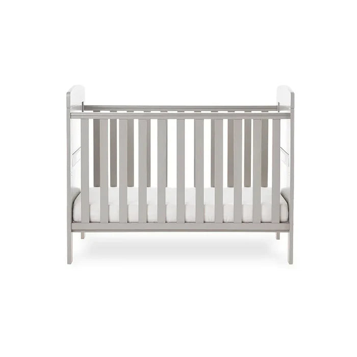 OBABY Cot Beds Obaby Grace Mini Cot Bed - Warm Grey