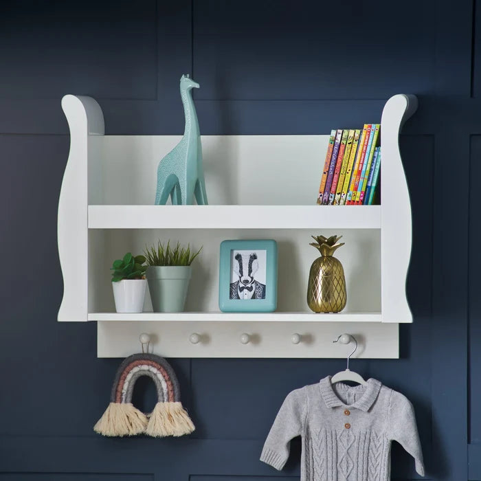 OBABY Shelves Obaby Stamford Sleigh Shelf - White