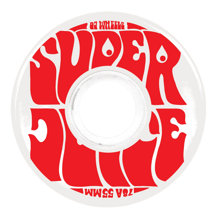 OJ - White 55mm 78A Mini Super Juice - Skateboard Wheels (4 pack)