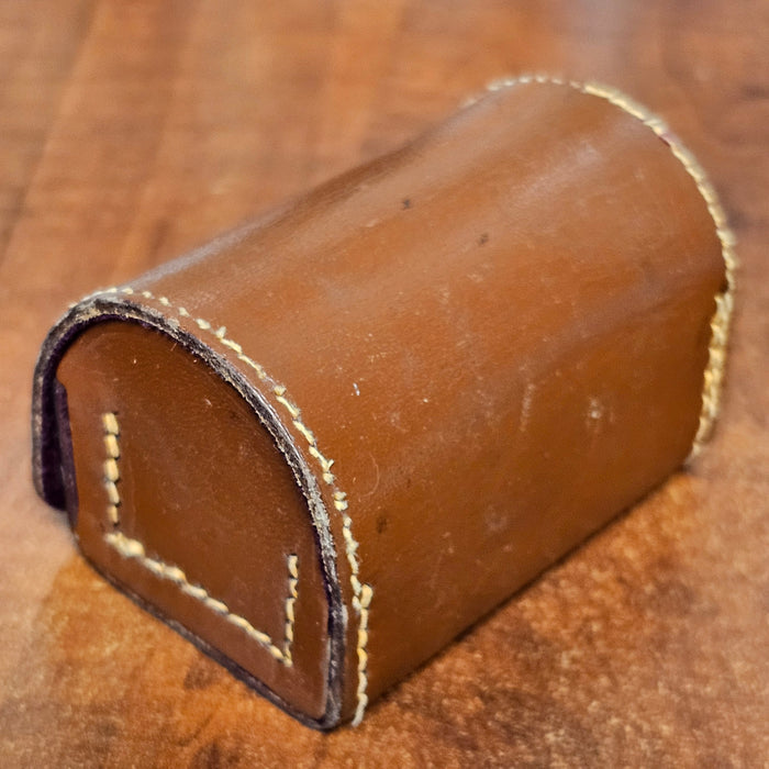 Original Leather Lens Case for Switar 25mm by Kern-Paillard