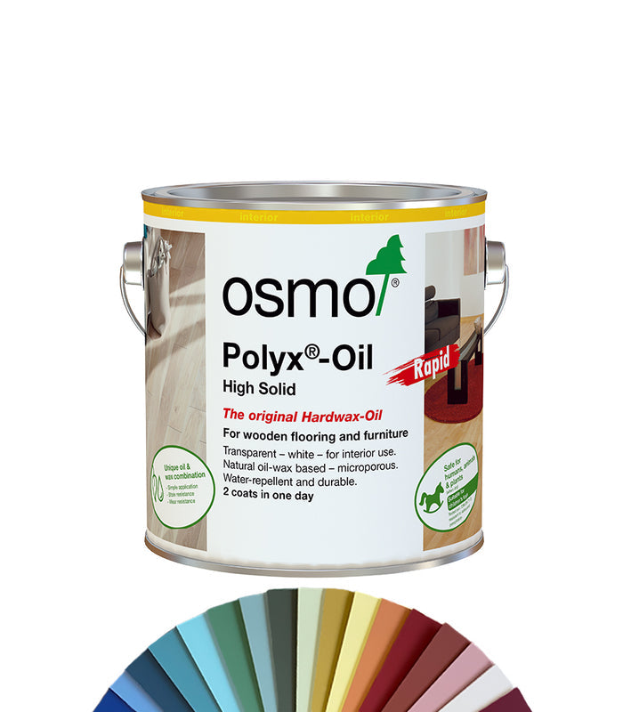 Osmo Polyx Oil Rapid Satin - 2.5L - Tinted Colour Match