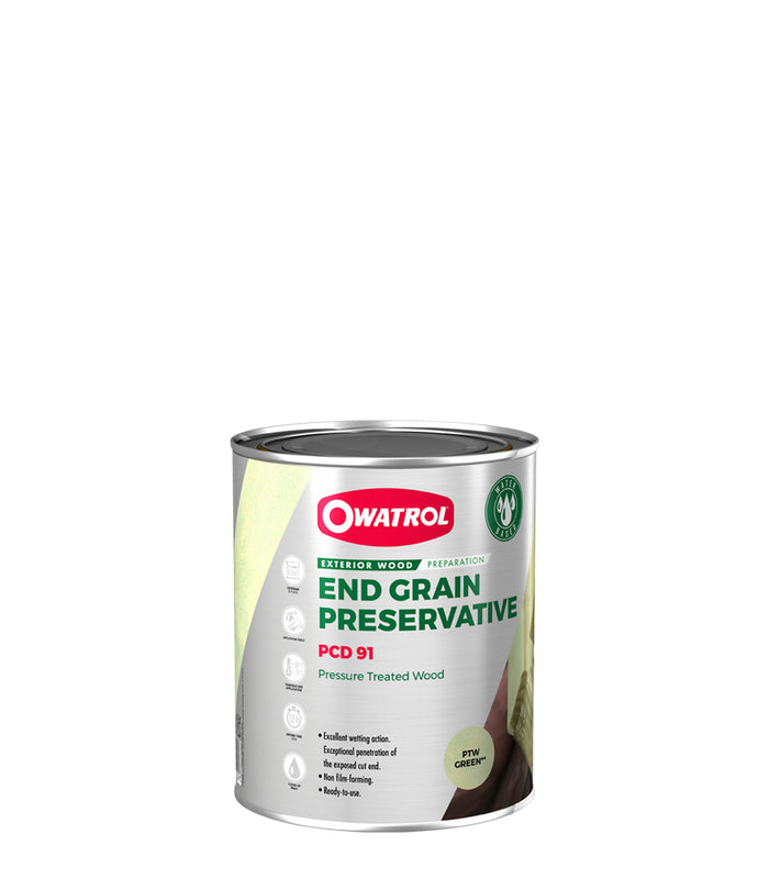 Owatrol PCD 91 End Grain Preservative for Cut Board - Green - 1 Litre