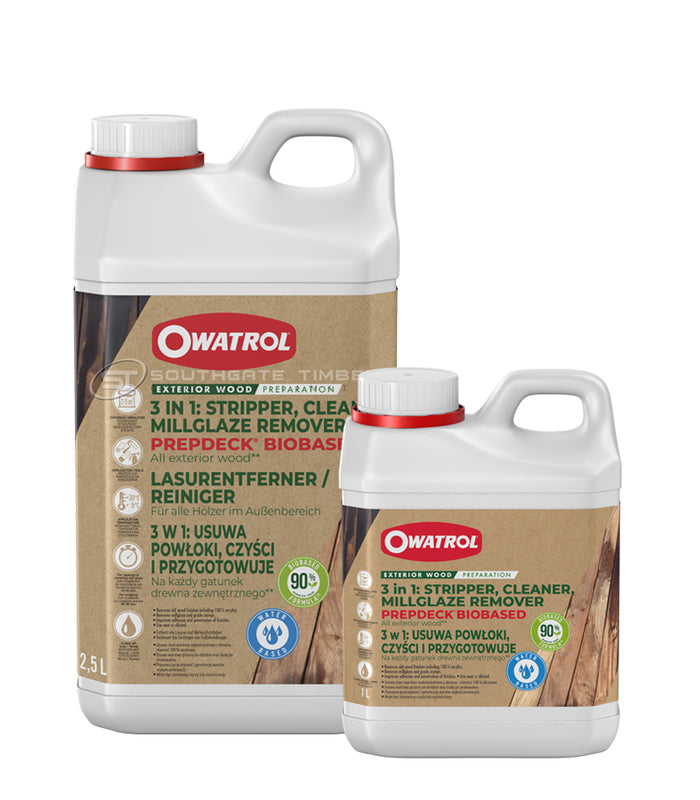 Owatrol Prepdeck 3 in 1 Bio-Based Decking Cleaner