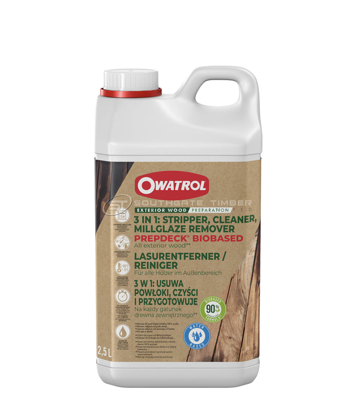 Owatrol Prepdeck 3 in 1 Decking Cleaner - 2.5 Litre