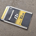 Panasonic 32GB F series P2 Card ( AJ-P2E032FG ) S# AAX12G0834