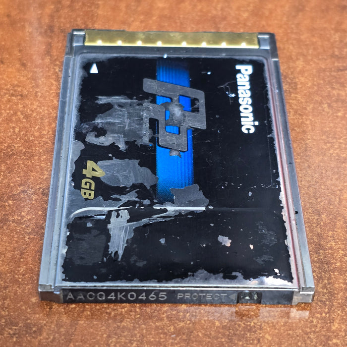 Panasonic 4GB P2 Card ( AJ-P2C004HG ) S# AAC04K0465