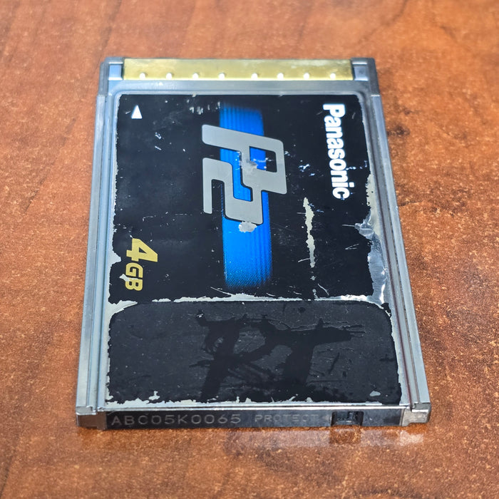 Panasonic 4GB P2 Card ( AJ-P2C004HG ) S# ABC05K0065