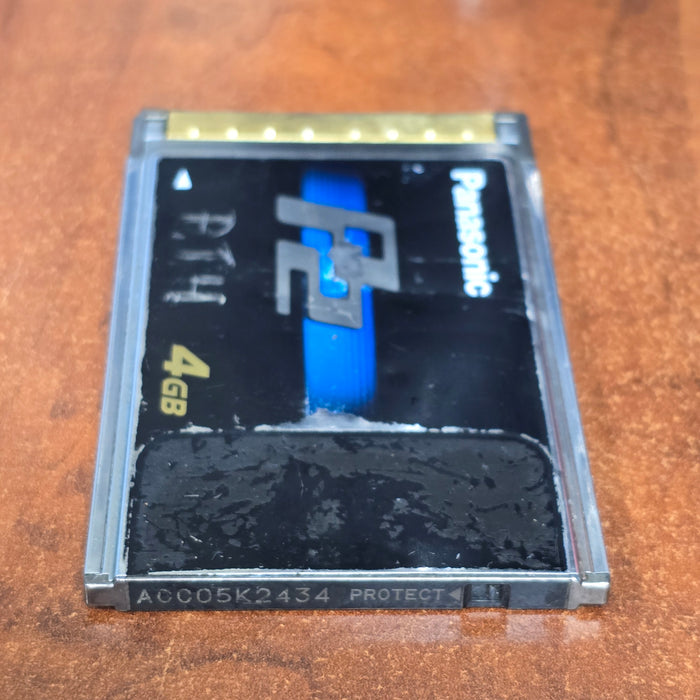 Panasonic 4GB P2 Card ( AJ-P2C004HG ) S# ACC05K2434