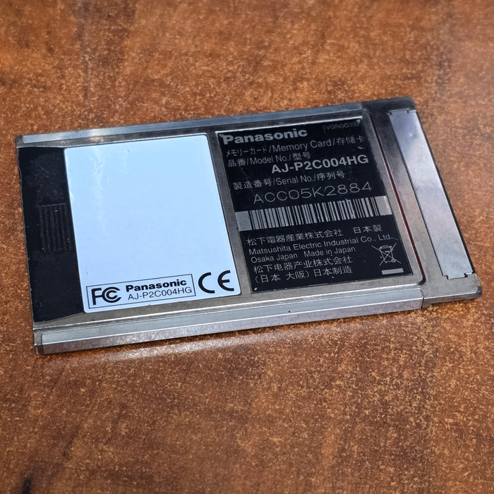 Panasonic 4GB P2 Card ( AJ-P2C004HG ) S# ACC05K2884