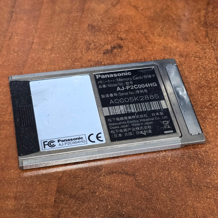 Panasonic 4GB P2 Card ( AJ-P2C004HG ) S# ACC05K2885