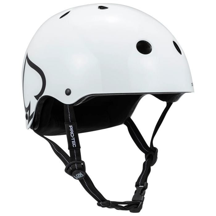 Pro-Tec - White Gloss Low Pro Certified Helmet