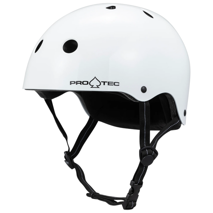 Pro-Tec - White Gloss Low Pro Certified Helmet