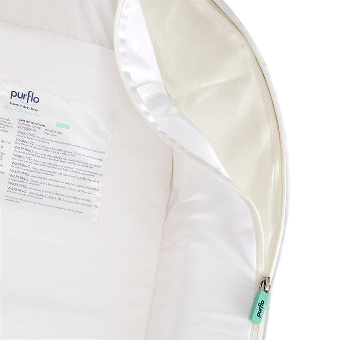 Purflo Sleeping Bags Purflo Sleep Tight Baby Bed - Luxe White