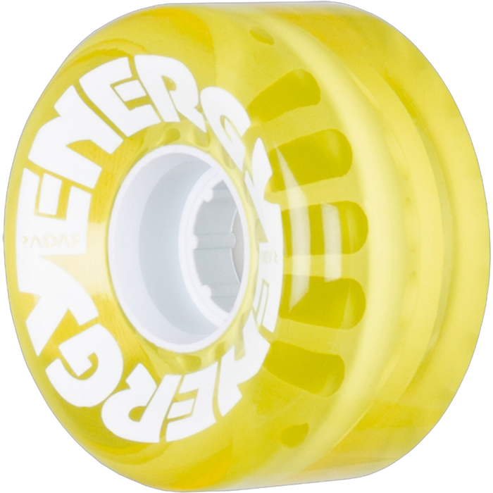 Radar - Clear Yellow Energy 62mm x 78A Outdoor Wheels (4 Pack)