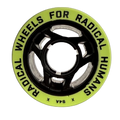 Radical Wheels - Green 59mm 94A Spore Derby Wheel (4 Pack)