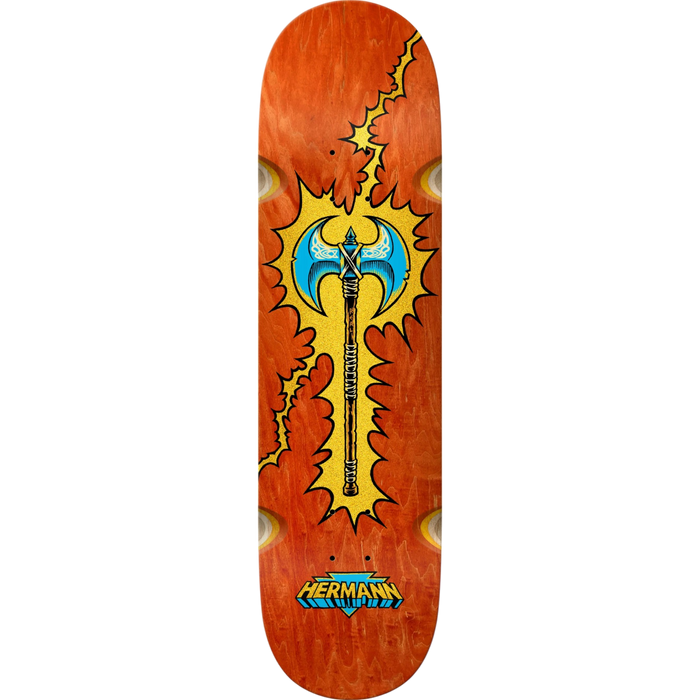 Real - 8.06 Hermann Battle Axe W/ Wheel Wells - Skateboard Deck