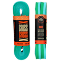 Riedell Skates - Green/Light Blue Duos - Criss Cross X Derby Laces (Sold In Pairs)