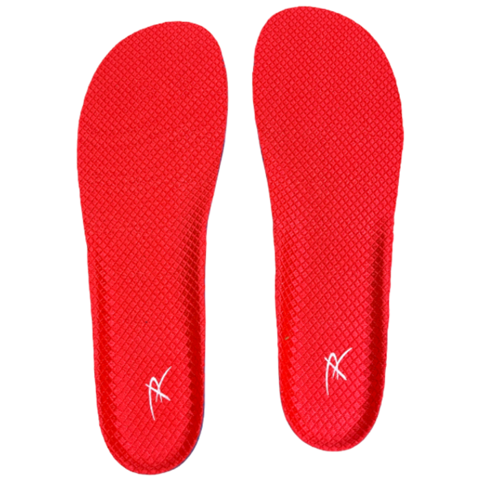 Riedell Skates - Red Sockliner Footbed Insoles - Sold In Pairs