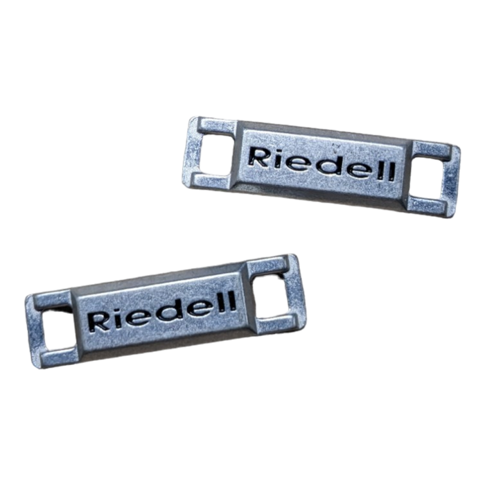 Riedell Skates - Silver Lace Keeper - Shoe Charm (Sold In Pairs)