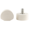 Roll Line - White Hockey - 60mm Metric Thread Toe Stops (Sold In Pairs)