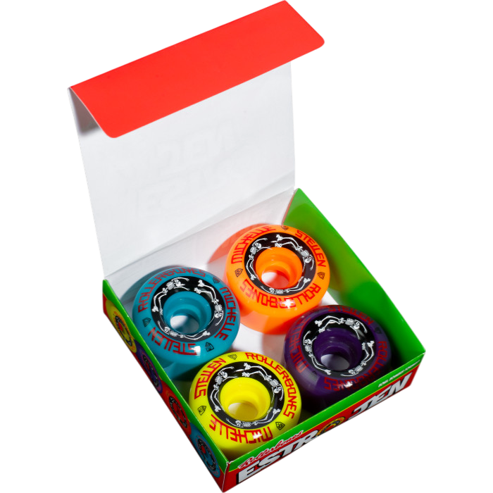 Rollerbones - Michelle Steilen Assorted Color 62mm Bowl Bomber Wheels (4 Pack)