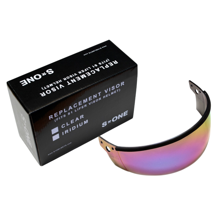 S1 Helmets - Replacement Visor - Iridium Gradient Mirror | S-One
