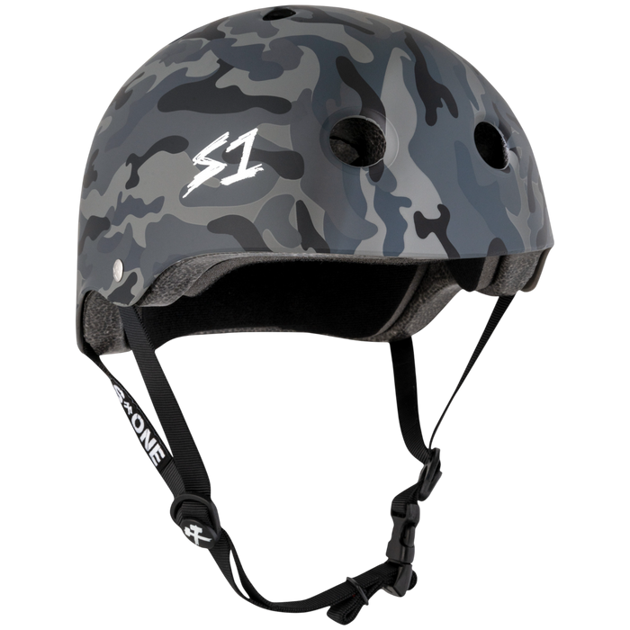 S1 Lifer Helmet -  Black Camo Matte | Adult Skate Helmets from S-One