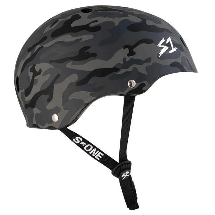 S1 Lifer Helmet -  Black Camo Matte | Adult Skate Helmets from S-One