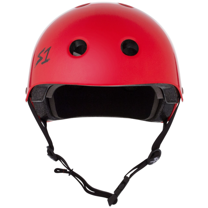S1 Lifer Helmet - Bright Red Gloss | Adult Skate Helmets from S-One