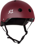 S1 Lifer Helmet - Maroon Matte | Adult Skate Helmets from S-One