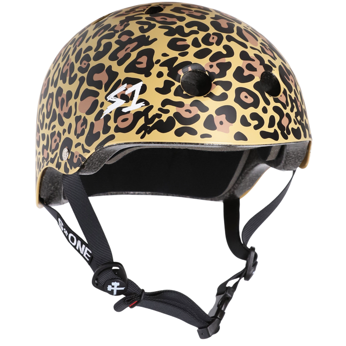 S1 Lifer Helmet - Tan Leopard | Adult Skate Helmets from S-One