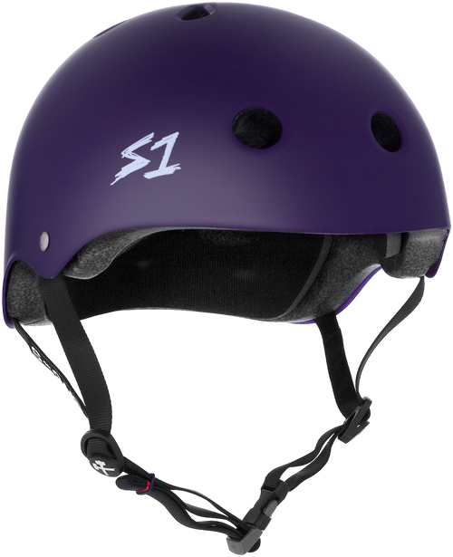 S1 Lifer Mega Helmet - Purple Matte | Adult Skate Helmets For Larger Heads From S-One