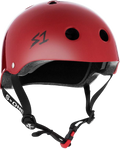 S1 Lifer Mini Helmet - Blood Red Gloss | Childrens Skate Helmets From S-One