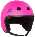 S1 Lifer Retro Helmet - Neon Pink Matte | Adult Skate Full Cut Helmets from S-One