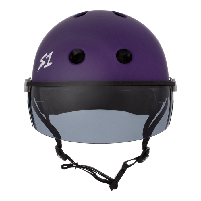 S1 Lifer Visor Helmet - Purple Matte | Adult Skate Helmets from S-One