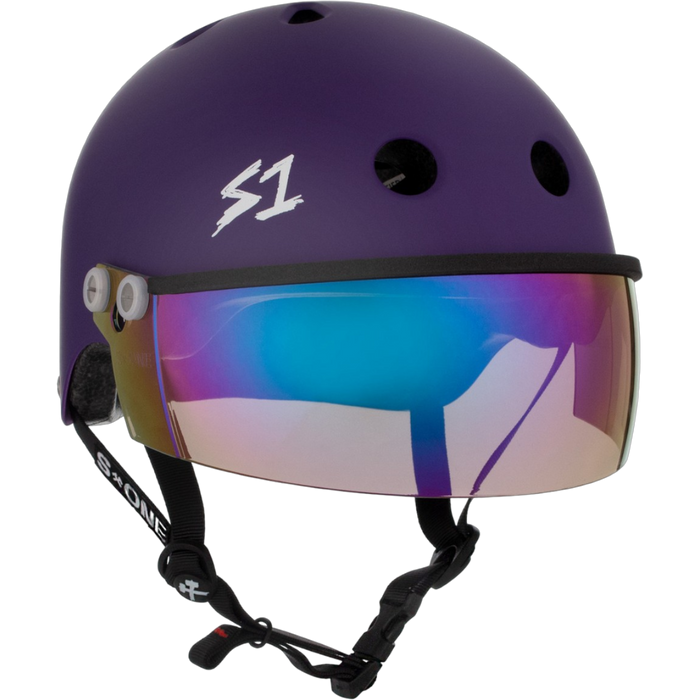 S1 Lifer Visor Helmet - Purple Matte | Adult Skate Helmets from S-One