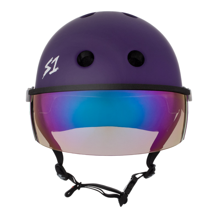 S1 Lifer Visor Helmet - Purple Matte | Adult Skate Helmets from S-One