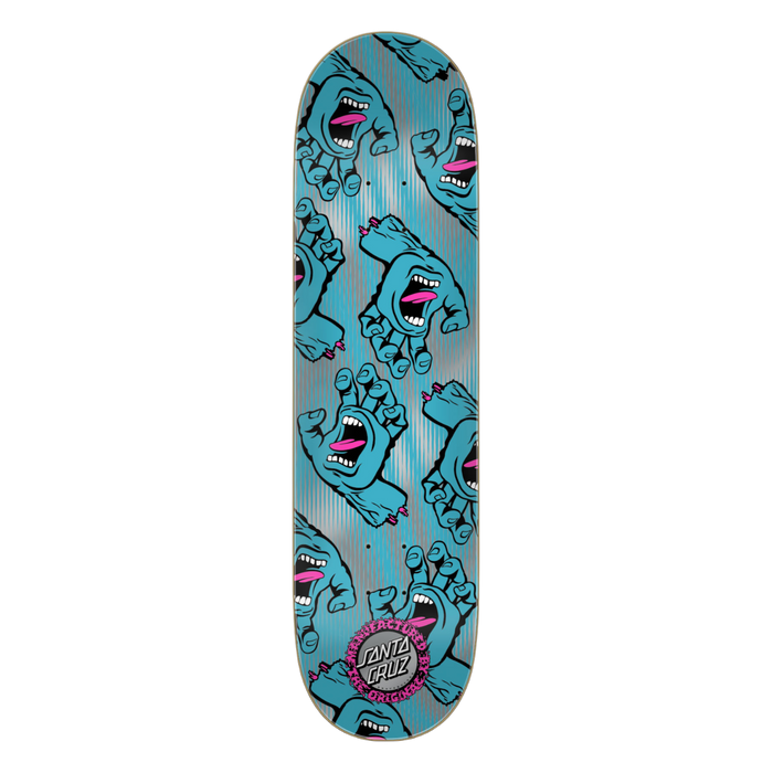 Santa Cruz - 8.25 in x 31.8 in Hands All Over 7 Ply Birch - Skateboard Deck