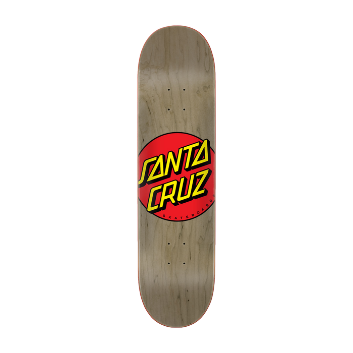 Santa Cruz - 8.375 in x 31.83 Tan Classic Dot  - Skateboard Deck
