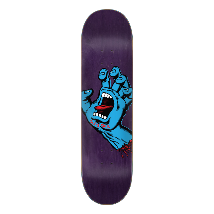Santa Cruz - 8.375 in x 32 in Screaming Hand - Skateboard Deck