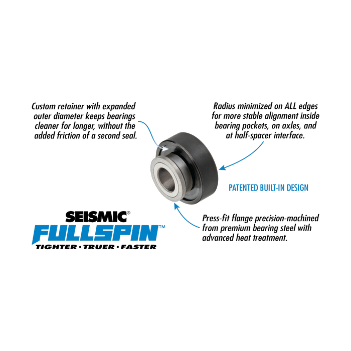 Seismic - Fullspin 6-Ball Ceramic XT Built-In 8mm Bearings (8 Pack)