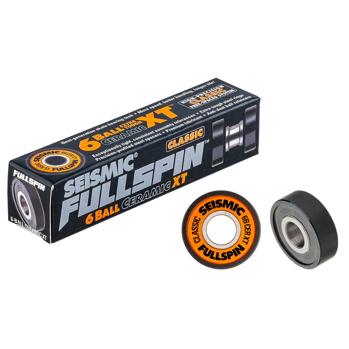 Seismic - Fullspin 6-Ball Ceramic XT Classic 8mm Bearings (8 Pack)