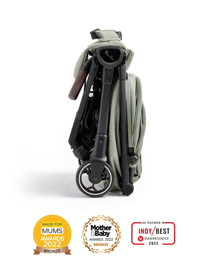 Silver Cross compact strollers Silver Cross Clic Stroller (2023) with Snack Tray - Sage