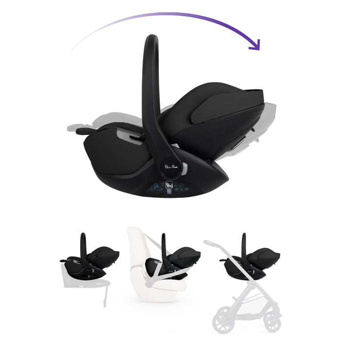 Silver Cross Car Seat Silver Cross Glide Plus 360 Car Seat - Iconic Black