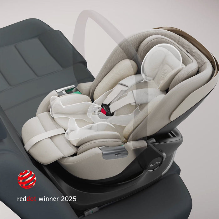 Silver Cross Car Seat Silver Cross Glide Plus 360 Car Seat - Natural Taupe