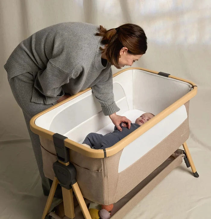 Silver Cross Baby & Toddler Silver Cross Lunar Bedside Crib - Oatmeal