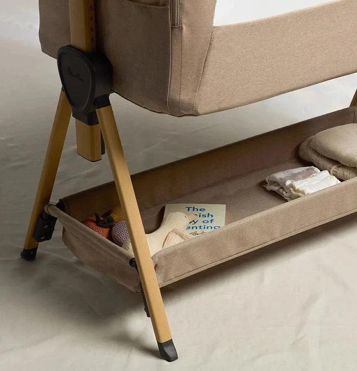 Silver Cross Baby & Toddler Silver Cross Lunar Bedside Crib - Oatmeal