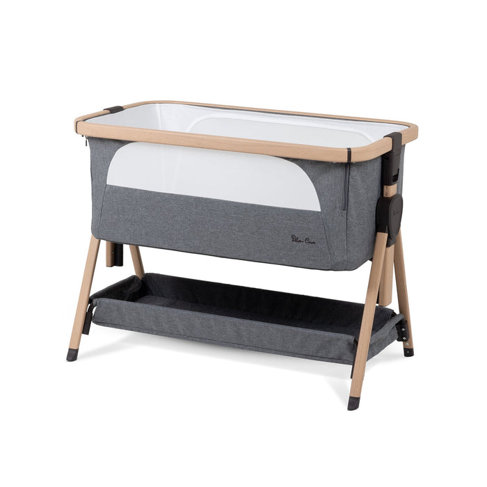 Silver Cross Baby & Toddler Silver Cross Lunar Bedside Crib - Whisper Grey