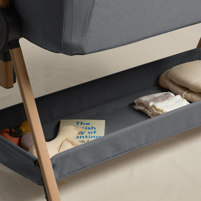 Silver Cross Baby & Toddler Silver Cross Lunar Bedside Crib - Whisper Grey