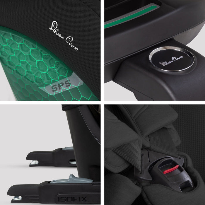 Silver Cross Car Seat Silver Cross Motion 3 All-Size 360 Car Seat - Iconic Black
